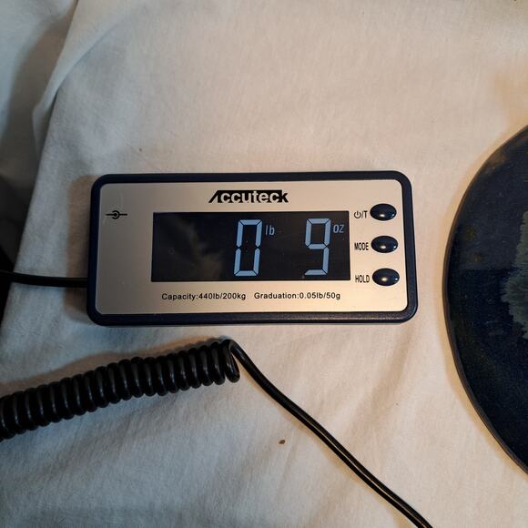 Henn Workshops Basket Dated 2003 Handled 11.5" Oblong Brown Red Blue w Stars Vtg - Picture 10 of 10